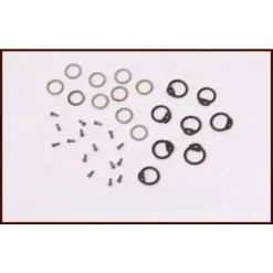 Ulfberth 1 Kg Kæde Mail Ringe, Blandede, 6 Mm