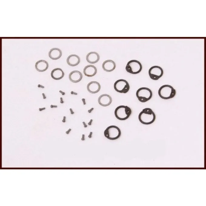 Ulfberth 1 Kg Kæde Mail Ringe, Blandede, 6 Mm