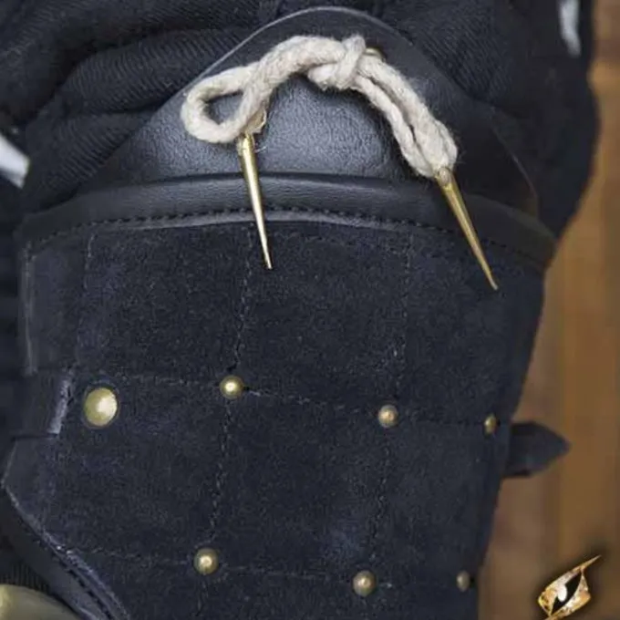 Epic Armoury 15. århundrede Stål-læder Armværn, Sort - Billede 6