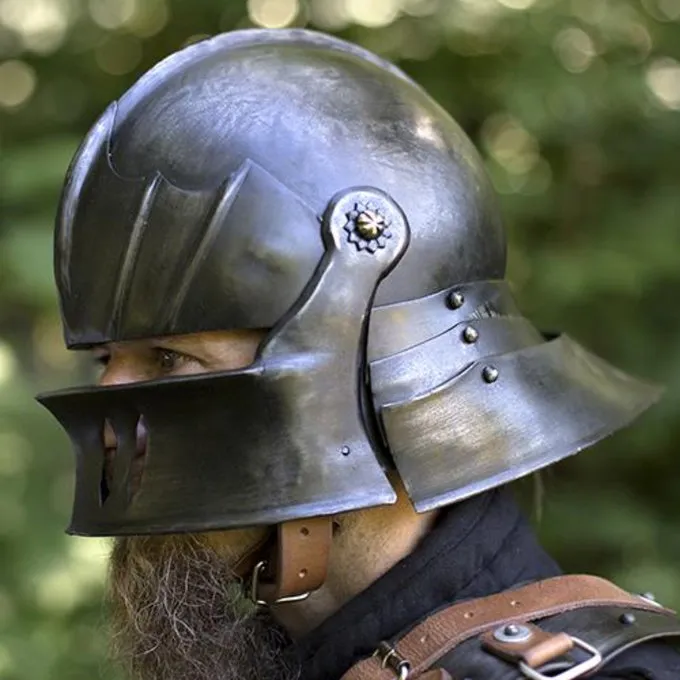 Epic Armoury 16. århundrede Sallet, Patineret - Billede 3