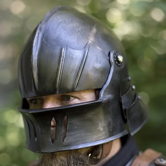 Epic Armoury 16. århundrede Sallet, Patineret - Billede 4