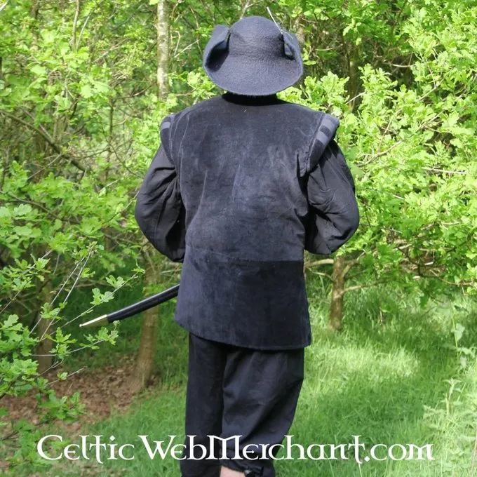 Leonardo Carbone 17. århundrede Hat Randell, Sort - Billede 6