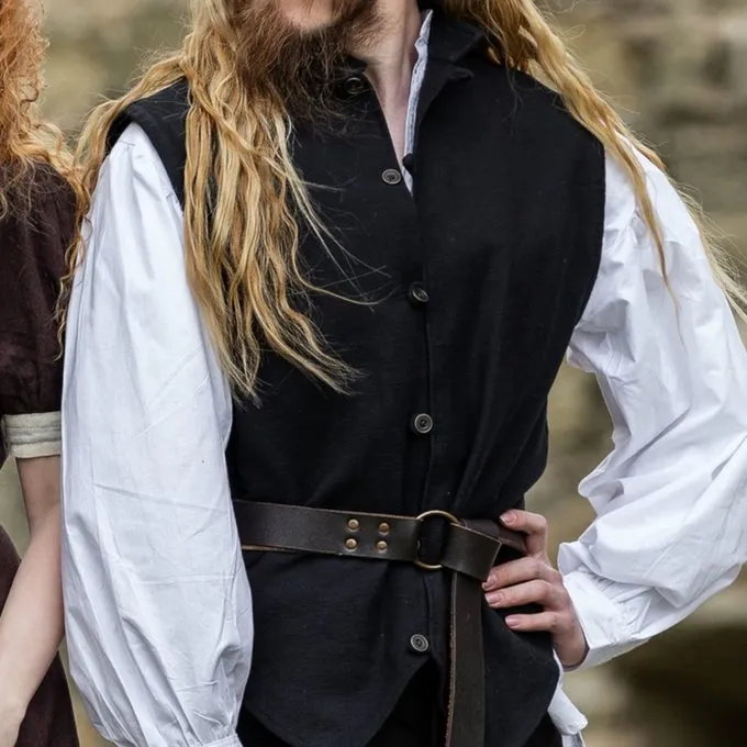 Leonardo Carbone 17. århundrede Sømand Vest, Sort