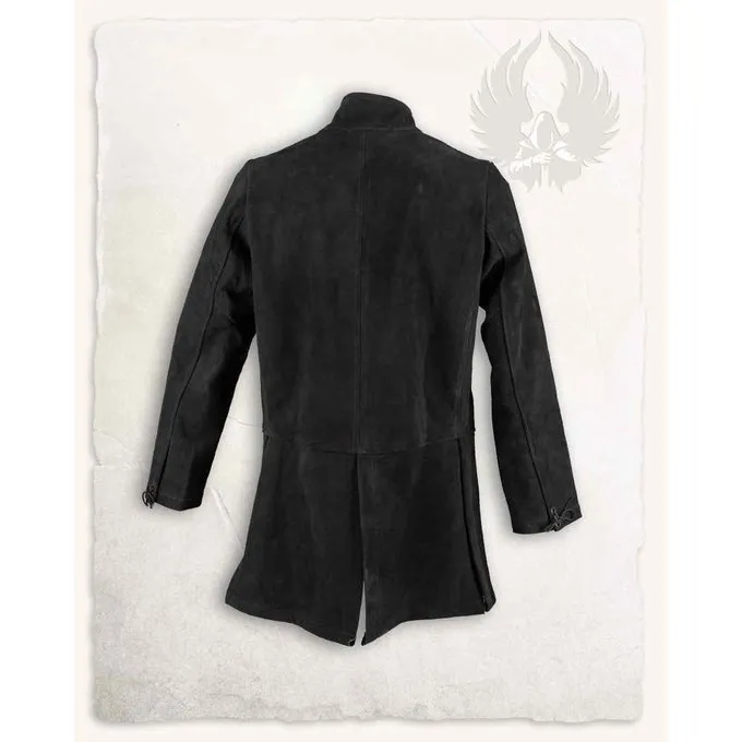 Mytholon 1700 -tallet Suede Jacket Tilly, Black (Buffcoat) - Billede 3