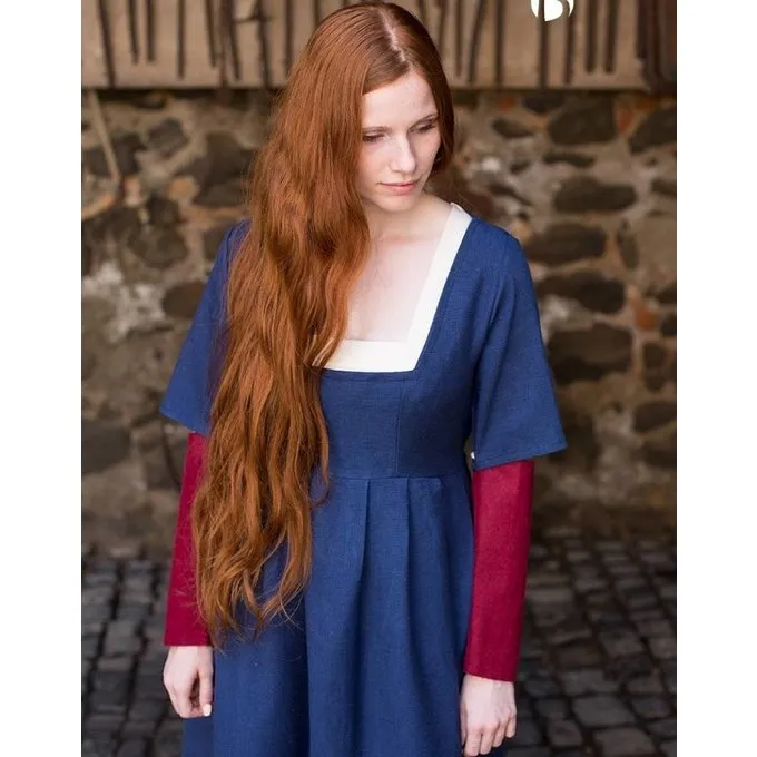 Burgschneider Ærmer Medieval Kjole Frideswinde Rød - Billede 2