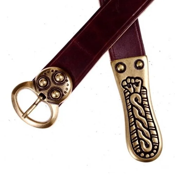 Alemanic Bælte, Sort, Messing - Billede 2
