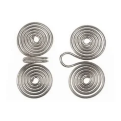 Angelsaksiske Kappe Spænde, Forsølvet