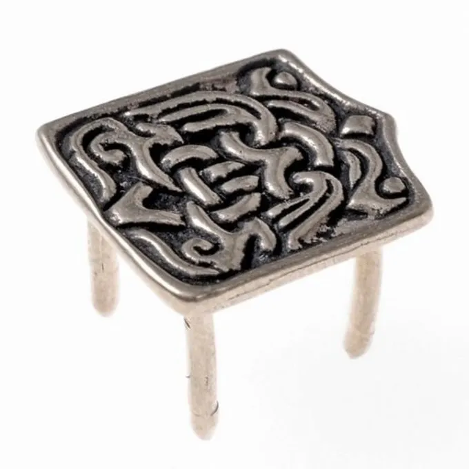 Arabic Viking Bælte Montering Birka, Forsølvede