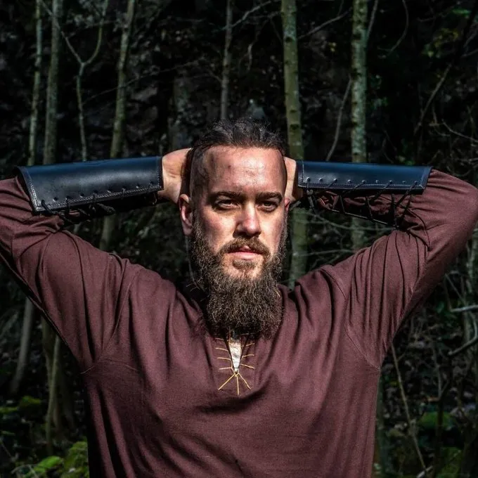 Leonardo Carbone Armskinner Vegvisir, Sort - Billede 2