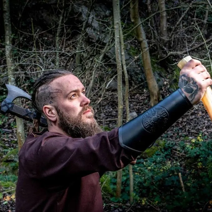 Leonardo Carbone Armskinner Vegvisir, Sort - Billede 3