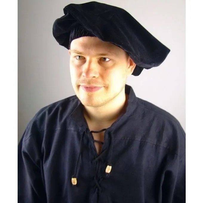 Leonardo Carbone Beret Rembrandt, Sort - Billede 2