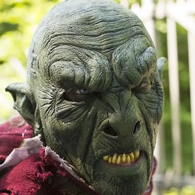 Epic Armoury Bestial Orc Mask Green - Billede 2