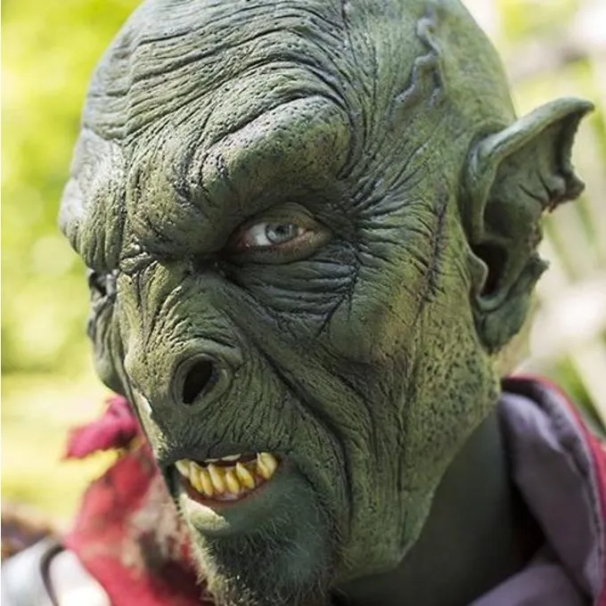 Epic Armoury Bestial Orc Mask Green - Billede 4