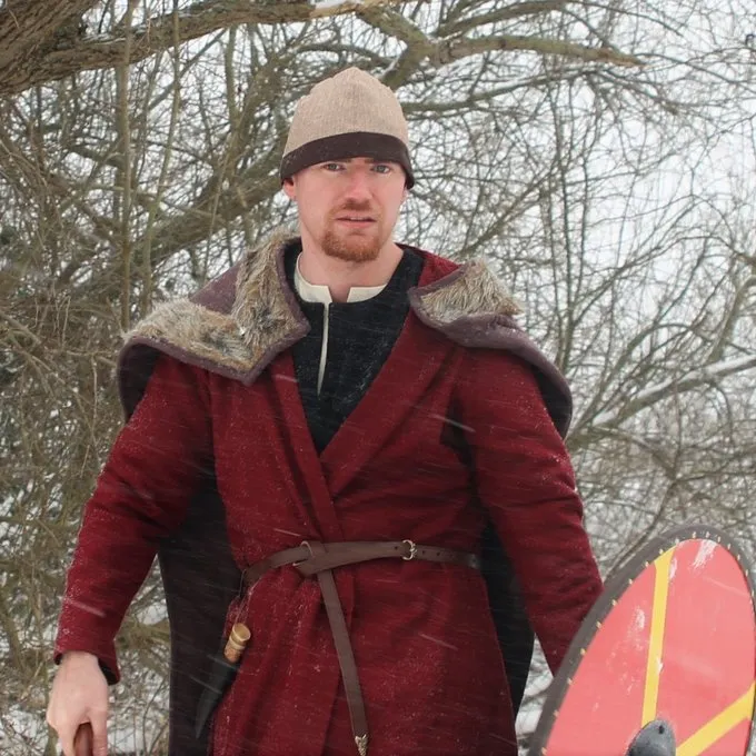 Birka Hat Sildben Motiv, Brun - Billede 4