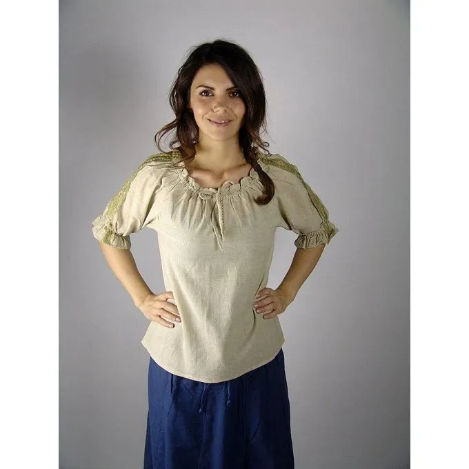 Leonardo Carbone Bluse Rosamund, Mørkebrun - Billede 2