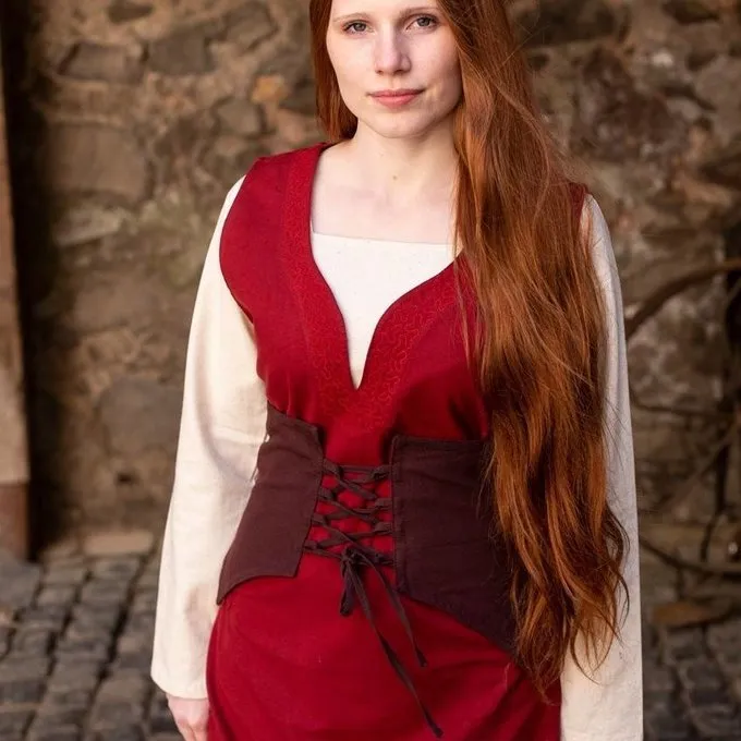 Burgschneider Bomuld Korset Thana, Brun