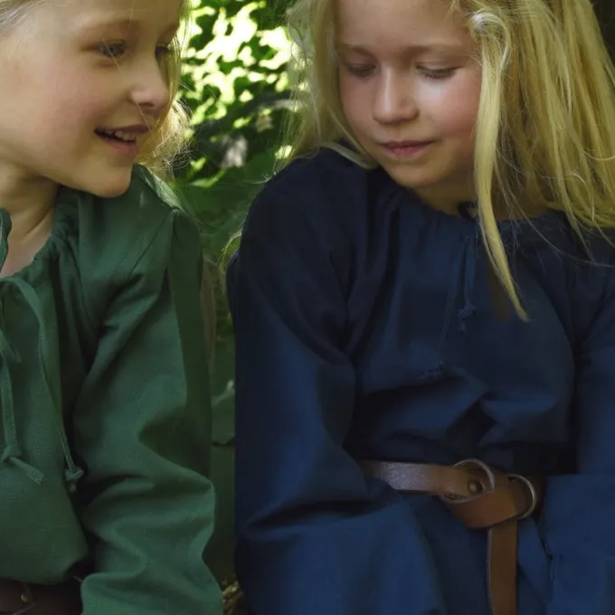 Børn Kjole Matilda, Blå - Billede 4