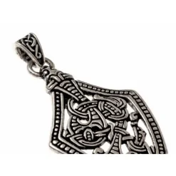 Borre Stil Sværd Dupsko Juvel, Forsølvede