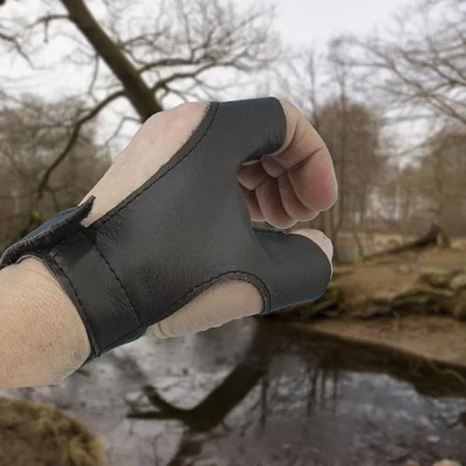 Epic Armoury Bow Handske Højrehåndede Archer, Brun