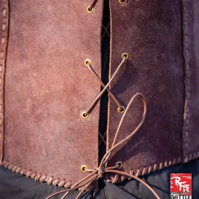 Epic Armoury Brigandine Med Bælter, Brun - Billede 3