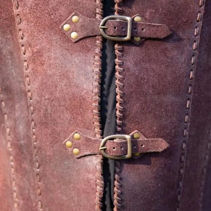 Epic Armoury Brigandine Med Bælter, Brun - Billede 4