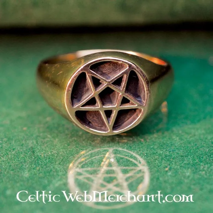 Bronze Pentagram Ring - Billede 2