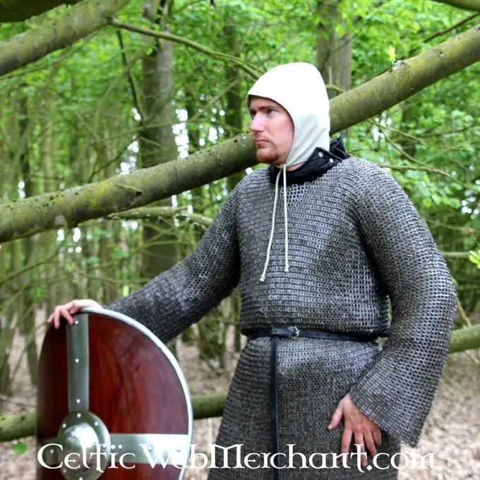 Ulfberth Brynjefrakke Med Lange ærmer, Flade Ringe - Kile Nitter, 8 Mm - Billede 2