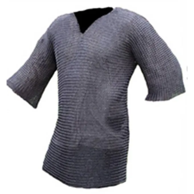 Ulfberth Brynjefrakke Med Mid-ærmer, Blandede Flade Ringe-Runde Nitter, 8 Mm - Billede 4