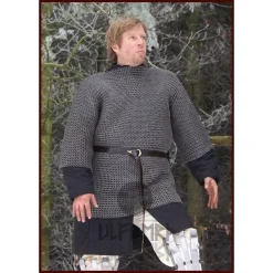 Ulfberth Brynjefrakke Med Mid-længde ærmer, Flade Ringe - Runde Nitter, 8 Mm