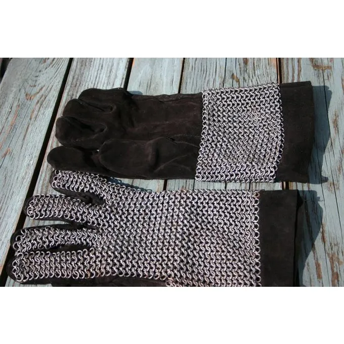 Brynjehandsker, Galvaniseret, 6 Mm