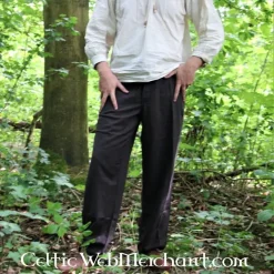 Leonardo Carbone Bukser Med Knapper, Sort