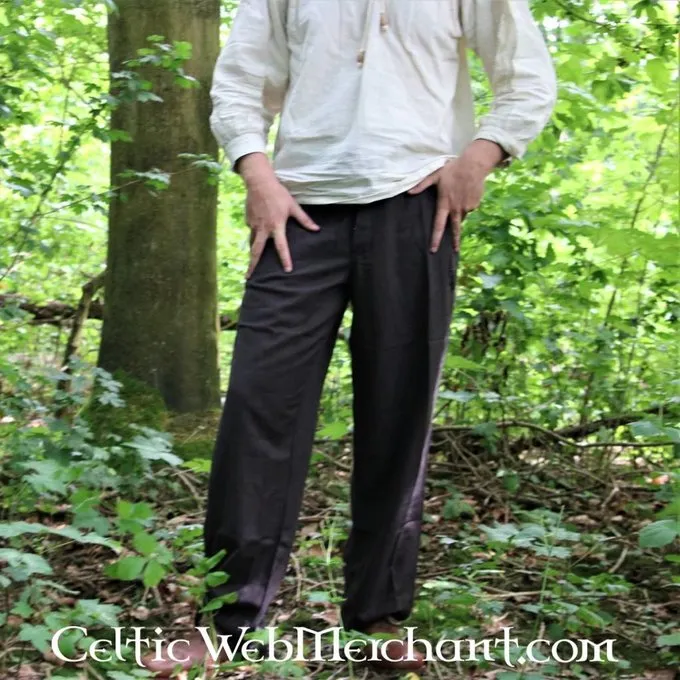 Leonardo Carbone Bukser Med Knapper, Sort