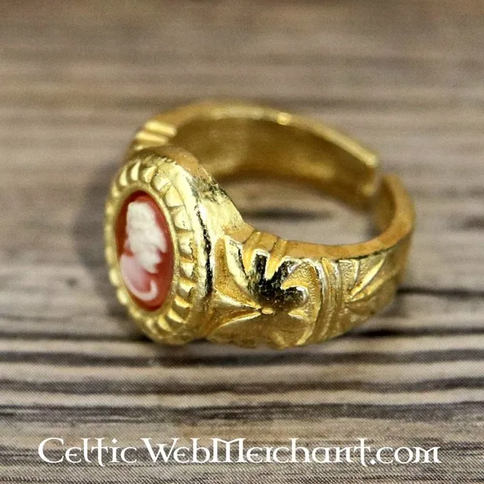 Cameo Ring, Forgyldt - Billede 2