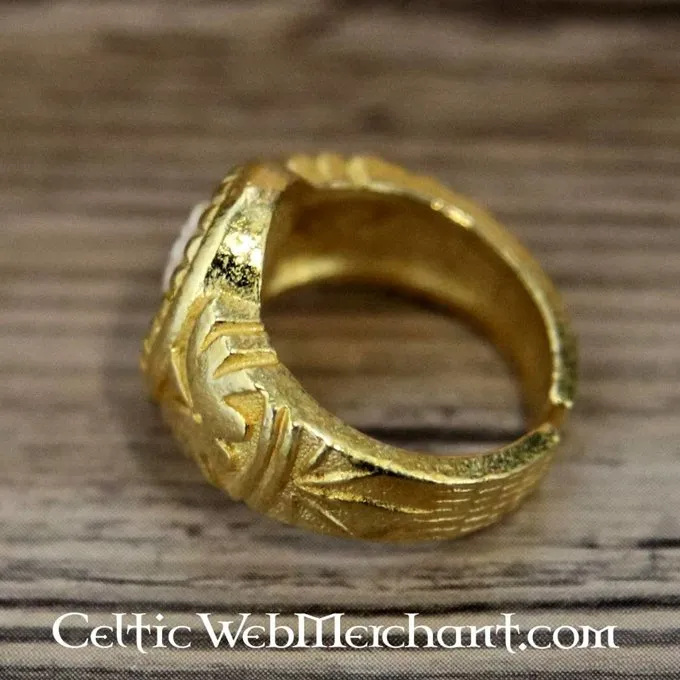 Cameo Ring, Forgyldt - Billede 5