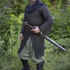 Epic Armoury Cavalry Brynje, Sort, Nittet