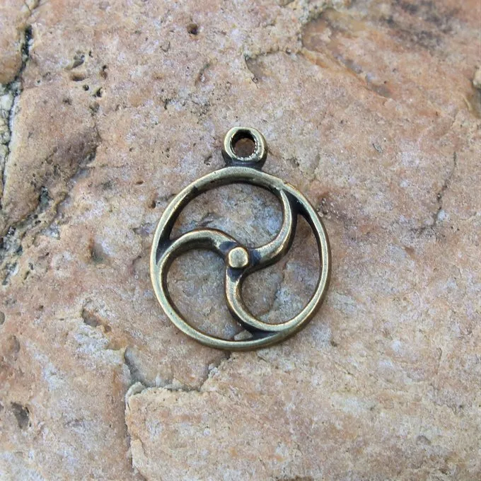 Celtic Sol Amulet, Bronze - Billede 4