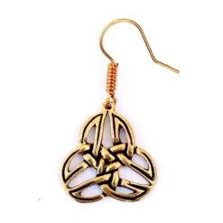 Celtic Trisquelion øreringe Mabinnogion, Bronze