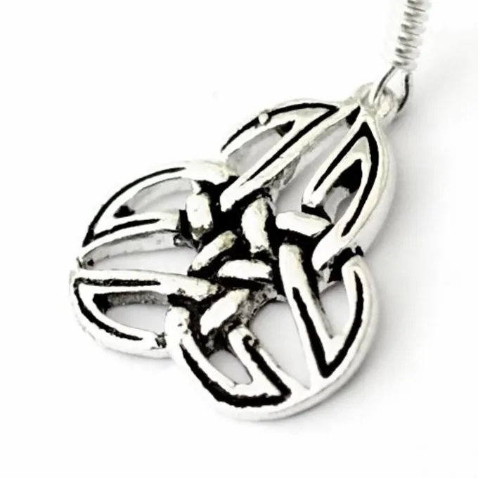 Celtic Trisquelion øreringe Mabinnogion, Forsølvede