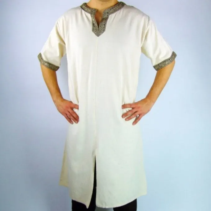 Leonardo Carbone Celtic Tunika, Korte ærmer, Creme - Billede 5