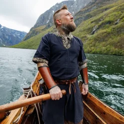 Leonardo Carbone Celtic Tunika, Korte ærmer, Sort