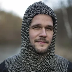 Epic Armoury Chainmail Coif Alaric, 9 Mm