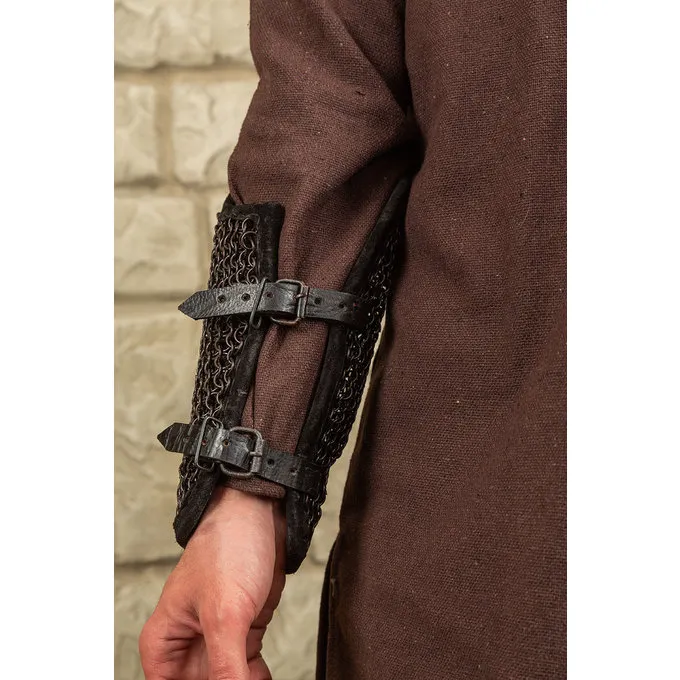 Mytholon Chainmail Vambraces Connor, Bronzeret - Billede 2