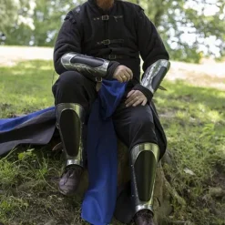 Epic Armoury Conquest Black Ice Armbeskyttere I Plade & Fedtegrever