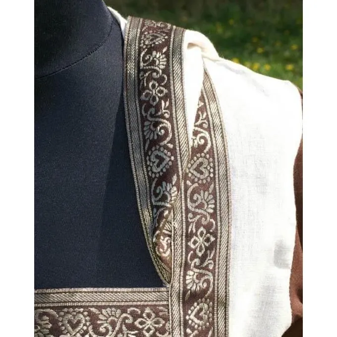 Dress Boann (brun-hvid) - Billede 2