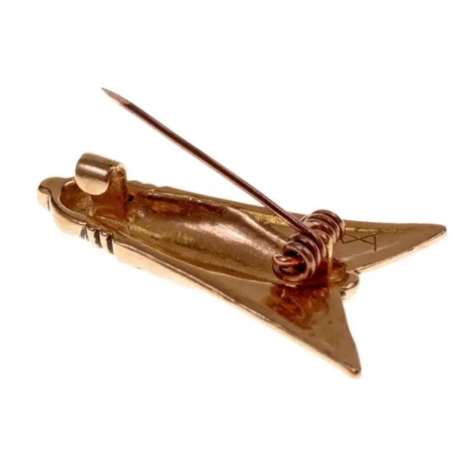 Germansk / Romersk Fibula Pannonia, Bronze - Billede 2