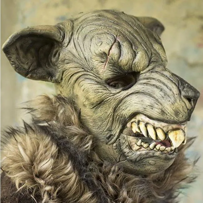 Epic Armoury Gnaver Mask Brown, LARP Mask - Billede 4