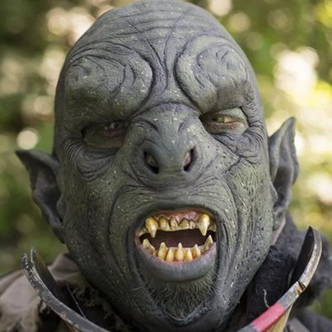 Epic Armoury Grøn Orc Maske