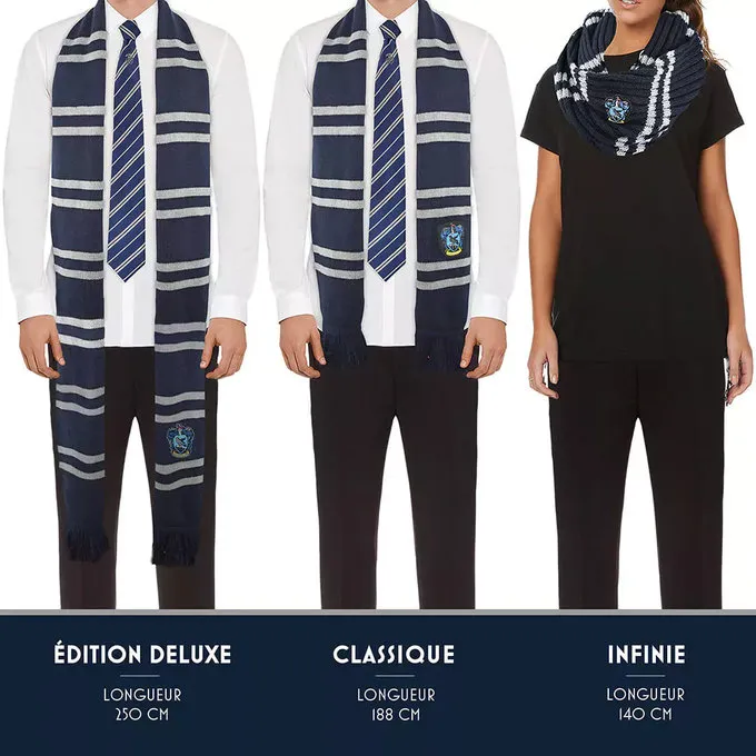 Cinereplicas Harry Potter: Ravenclaw Tørklæde XL - Billede 3