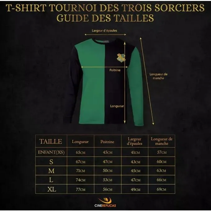 Cinereplicas Harry Potter: Triwizard Cup Shirt, Cedric Diggory - Billede 5