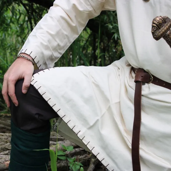 Leonardo Carbone Historisk Tunika Med Autentisk Beklædning, Fløde - Billede 3